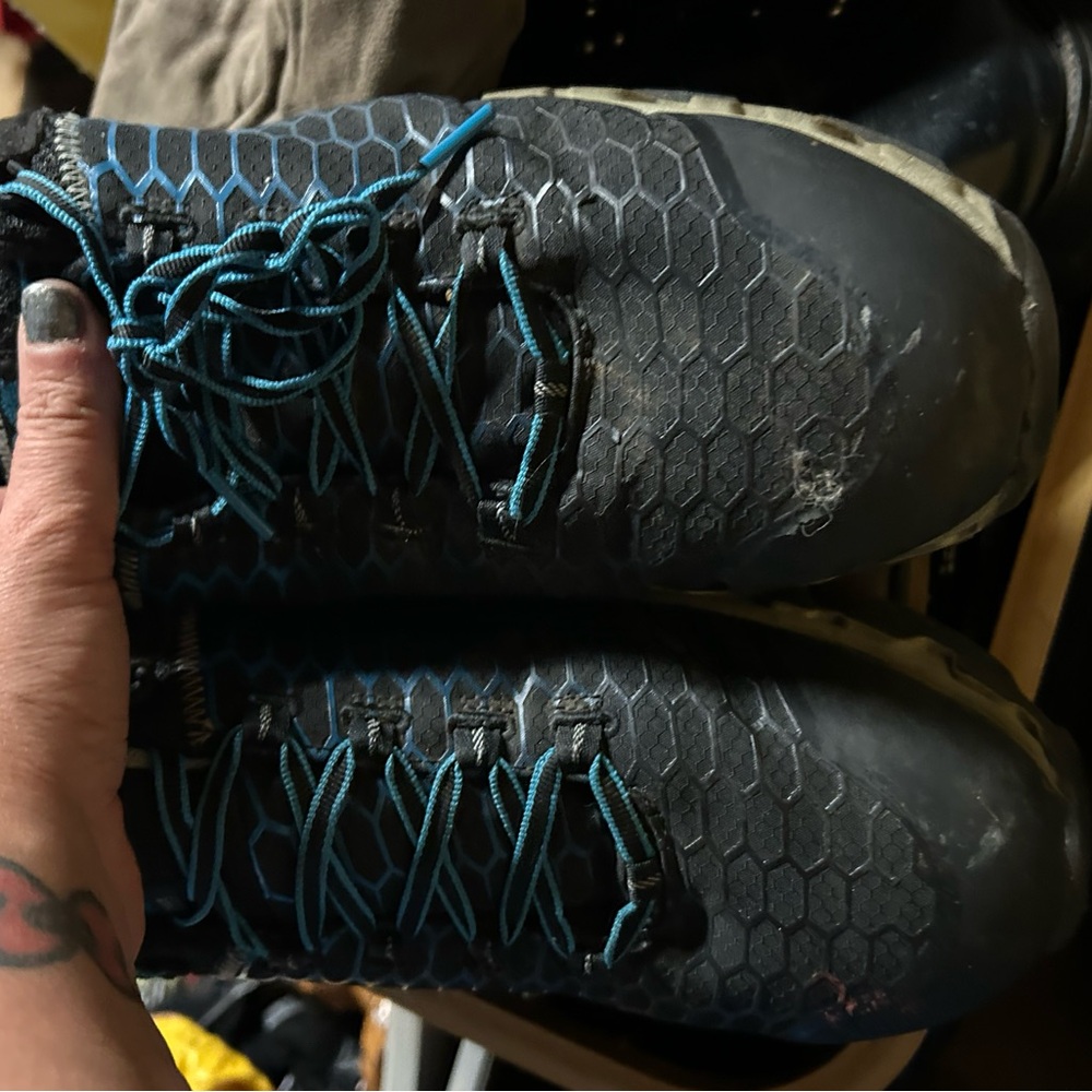 Timberland Black and Blue Athletic Shoes